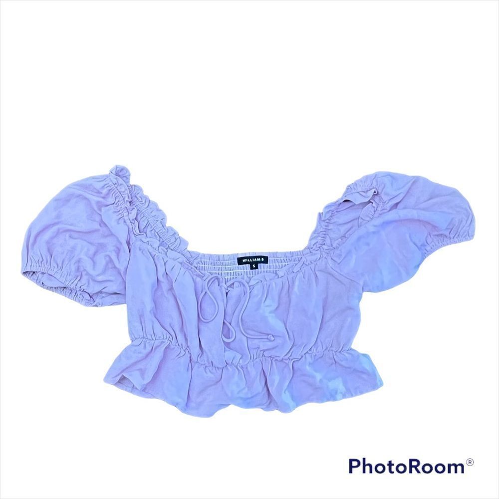 William b off the shoulder top